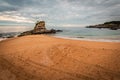 Camello Beach in Santander, Cantabria, Spain Royalty Free Stock Photo